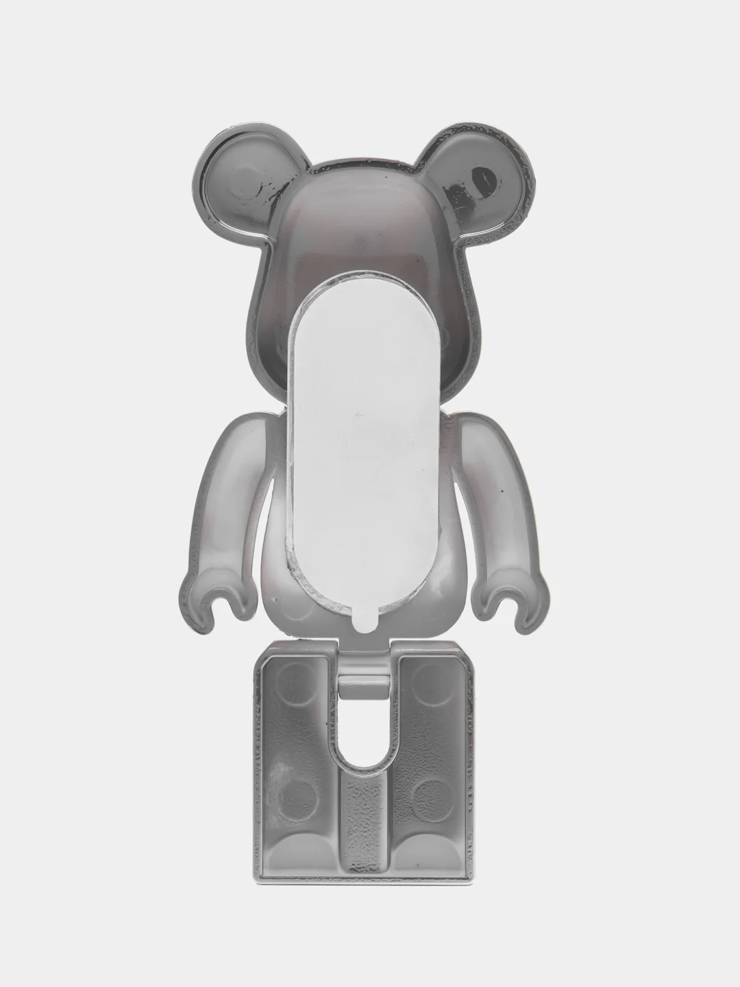 Серебряный подставка, держатель для телефона, попсокет "Мишка" Bearbrick, 15 цветов