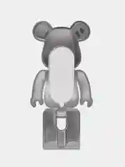 Серебряный подставка, держатель для телефона, попсокет "Мишка" Bearbrick, 15 цветов