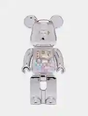 Серебряный подставка, держатель для телефона, попсокет "Мишка" Bearbrick, 15 цветов