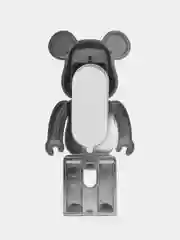 Серый подставка, держатель для телефона, попсокет "Мишка" Bearbrick, 15 цветов