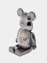 Серый подставка, держатель для телефона, попсокет "Мишка" Bearbrick, 15 цветов