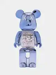 Синий подставка, держатель для телефона, попсокет "Мишка" Bearbrick, 15 цветов