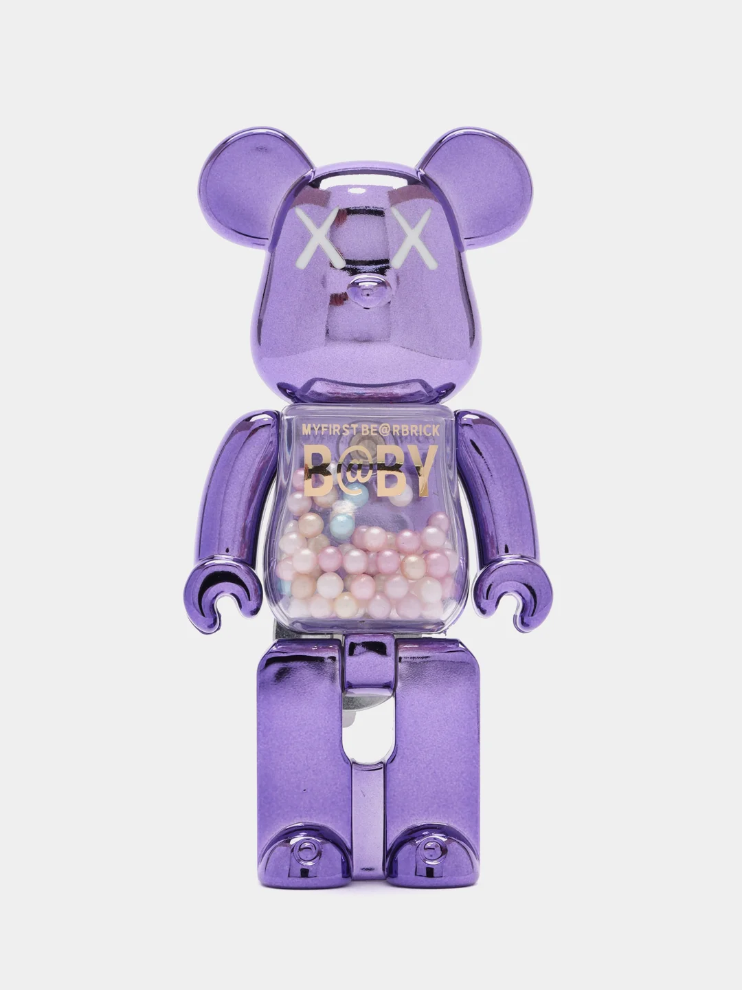 Фиолетовый подставка, держатель для телефона, попсокет "Мишка" Bearbrick, 15 цветов
