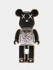 Черный подставка, держатель для телефона, попсокет "Мишка" Bearbrick, 15 цветов