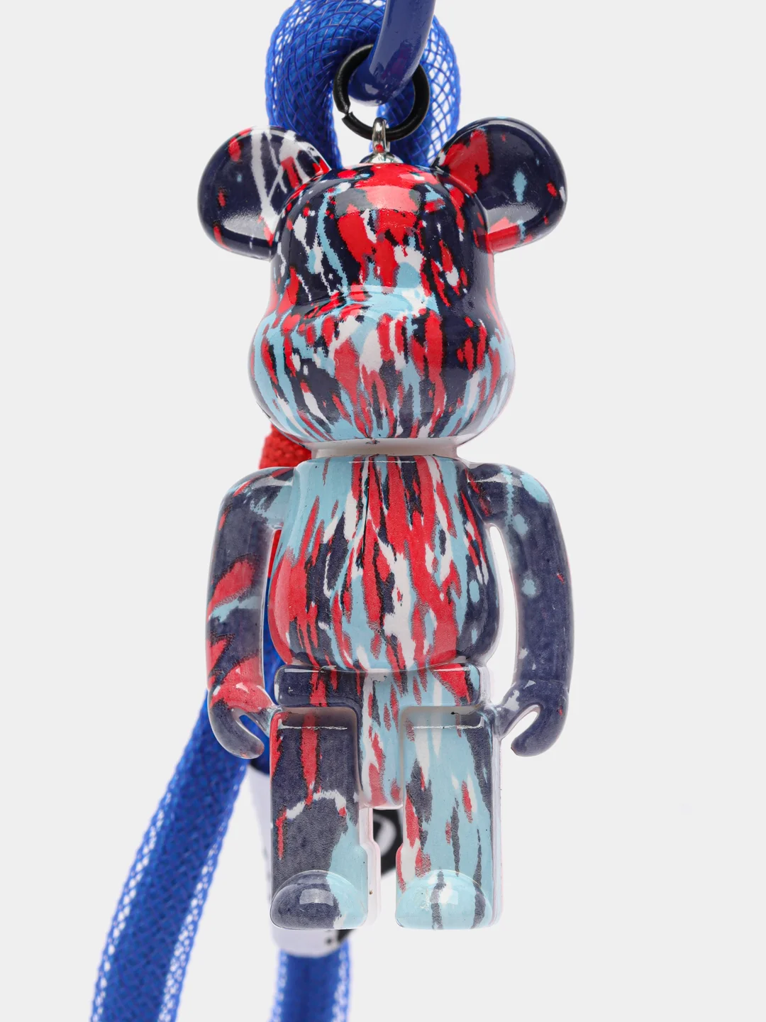 Темно-синий брелок Bearbrick для ключей, украшение для сумки, рюкзака