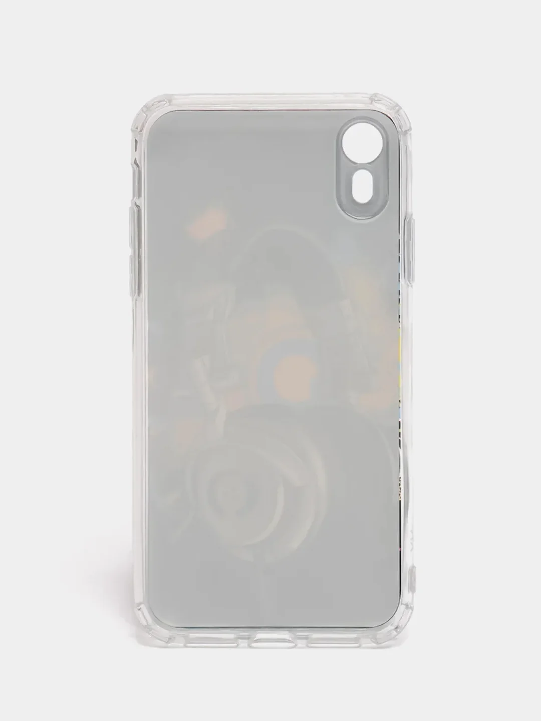 Фуксия чехол Apple iPhone XR силиконовый с рисунком