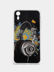 Чехол Apple iPhone XR силиконовый с рисунком