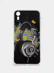 Хром чехол Apple iPhone XR силиконовый с рисунком