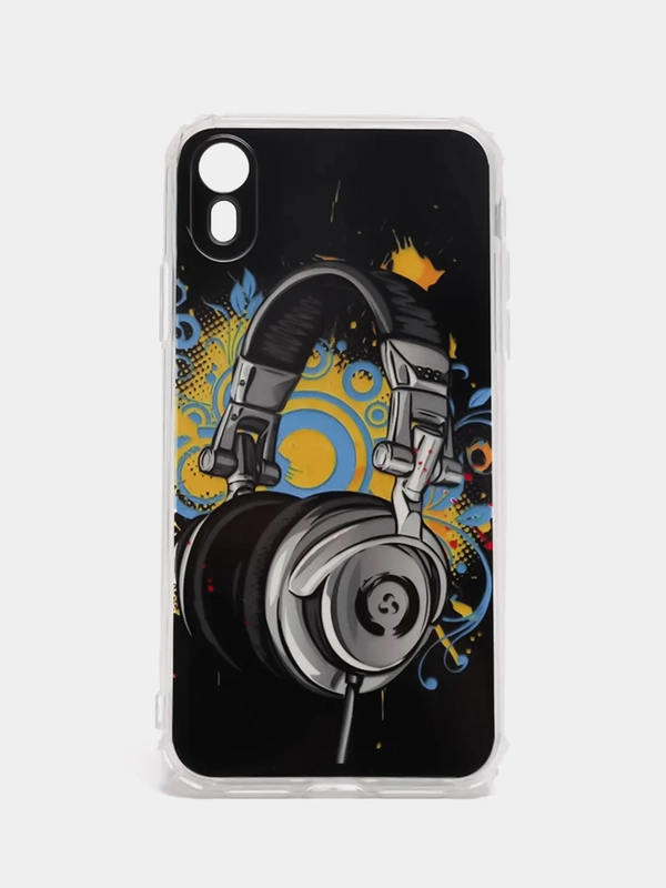 Чехол Apple iPhone XR силиконовый с рисунком