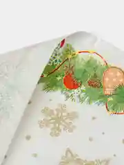 Золотой салфетки новогодние бумажные, 2-хслойные, сервировочные