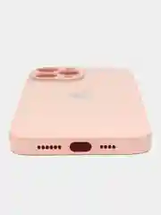Бежевый противоударный чехол со стеклянной панелью iPhone 7/8/SE/XR/XS/11/12/13/14/15/Plus/Pro/Max