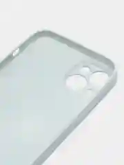 Голубой противоударный чехол со стеклянной панелью iPhone 7/8/SE/XR/XS/11/12/13/14/15/Plus/Pro/Max