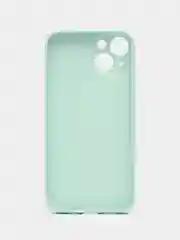 Мятный противоударный чехол со стеклянной панелью iPhone 7/8/SE/XR/XS/11/12/13/14/15/Plus/Pro/Max
