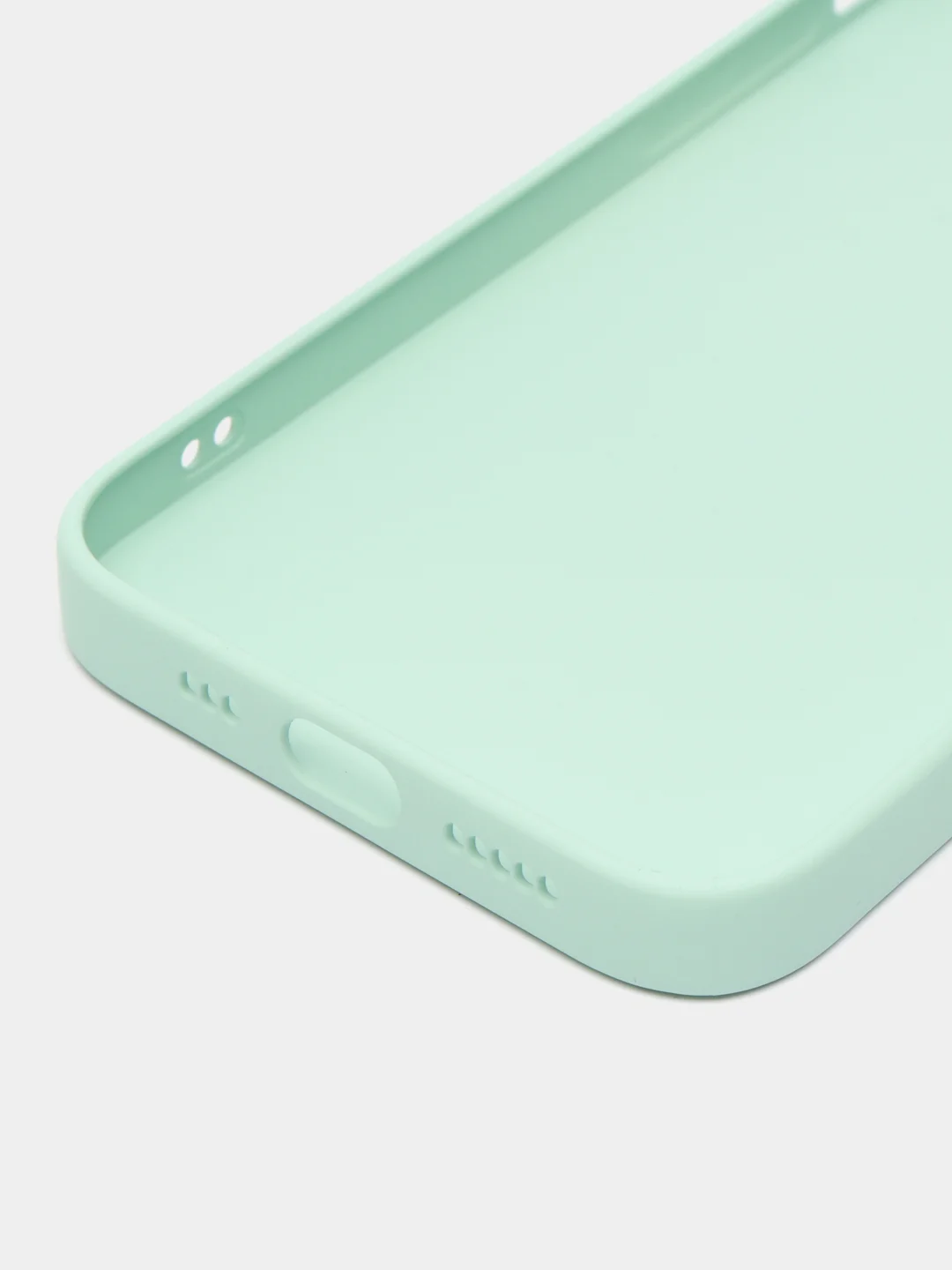 Мятный противоударный чехол со стеклянной панелью iPhone 7/8/SE/XR/XS/11/12/13/14/15/Plus/Pro/Max