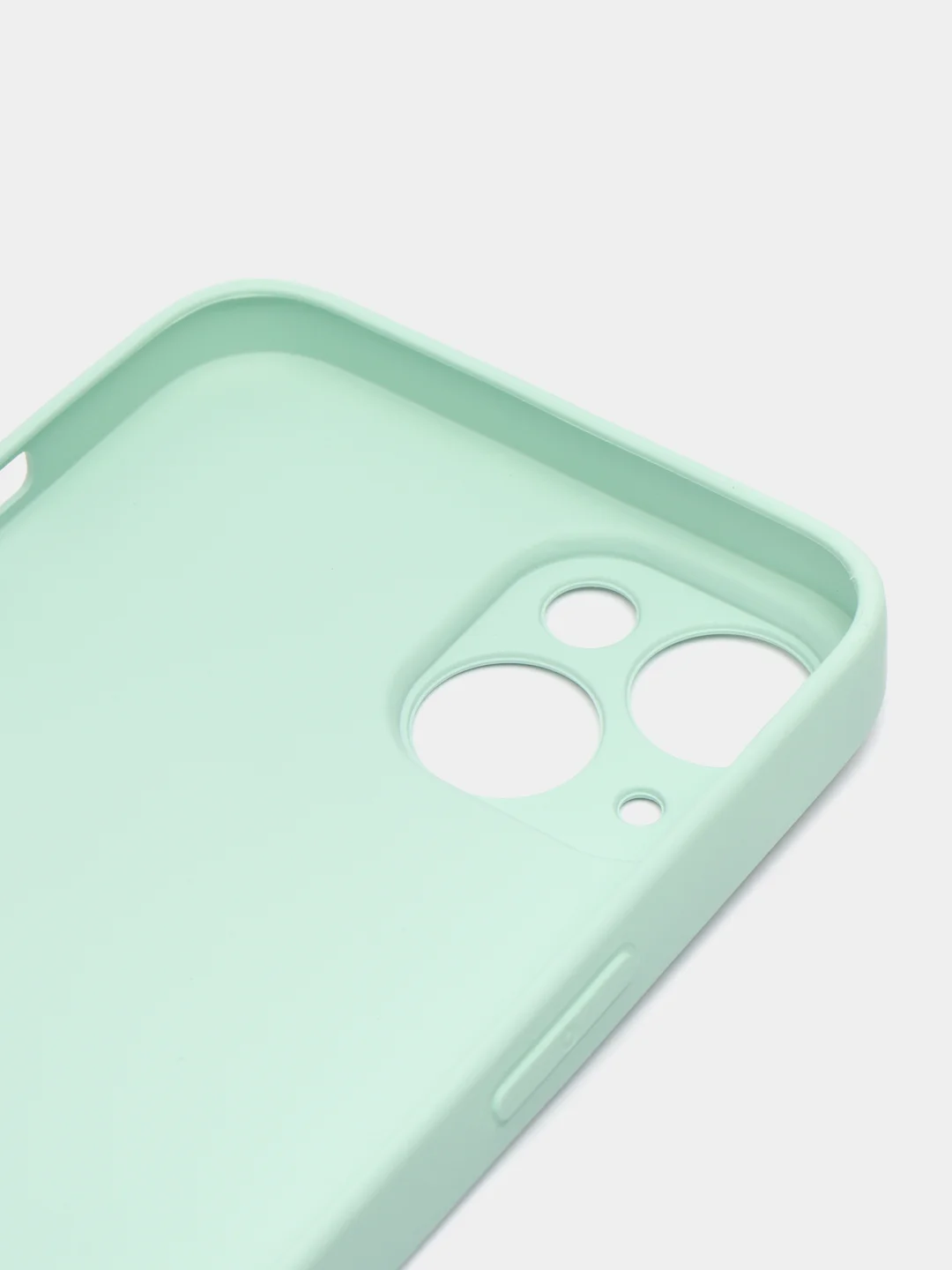 Мятный противоударный чехол со стеклянной панелью iPhone 7/8/SE/XR/XS/11/12/13/14/15/Plus/Pro/Max