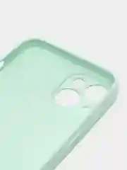 Мятный противоударный чехол со стеклянной панелью iPhone 7/8/SE/XR/XS/11/12/13/14/15/Plus/Pro/Max