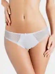 Белый трусы женские Clever Wear слипы бикини хлопок нижнее белье клевер на каждый день