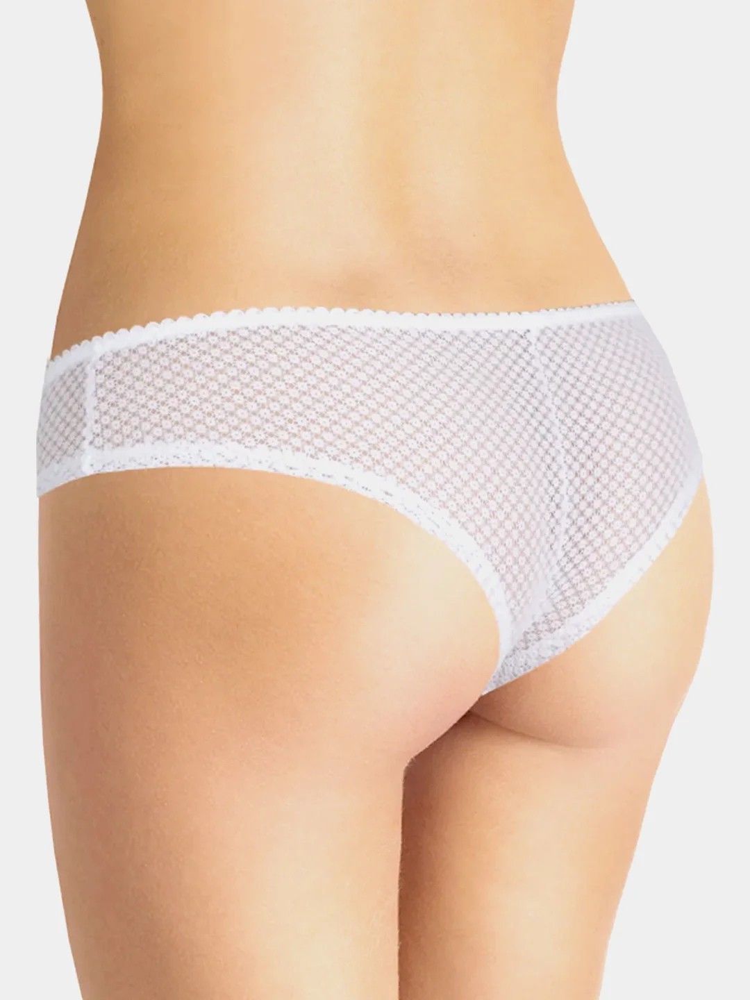 Белый трусы женские Clever Wear слипы бикини хлопок нижнее белье клевер на каждый день