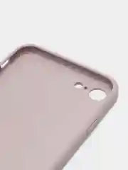 Сиреневый противоударный чехол со стеклянной панелью iPhone 7/8/SE/XR/XS/11/12/13/14/15/Plus/Pro/Max