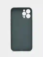 Тёмно-зелёный противоударный чехол со стеклянной панелью iPhone 7/8/SE/XR/XS/11/12/13/14/15/Plus/Pro/Max