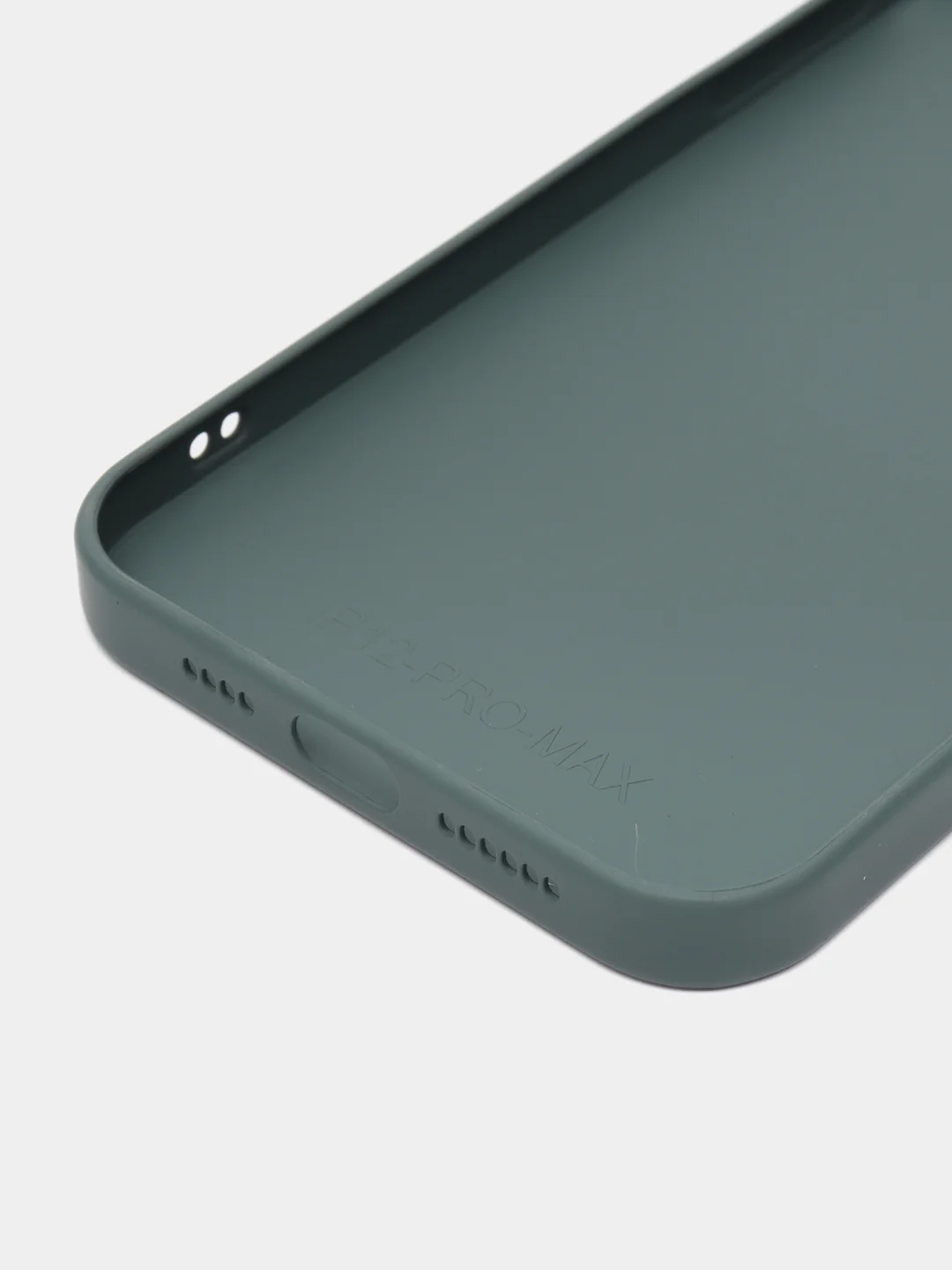 Тёмно-зелёный противоударный чехол со стеклянной панелью iPhone 7/8/SE/XR/XS/11/12/13/14/15/Plus/Pro/Max