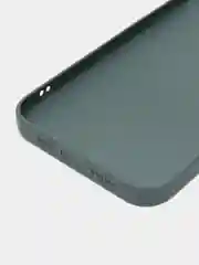 Тёмно-зелёный противоударный чехол со стеклянной панелью iPhone 7/8/SE/XR/XS/11/12/13/14/15/Plus/Pro/Max