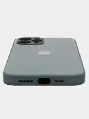 Тёмно-зелёный противоударный чехол со стеклянной панелью iPhone 7/8/SE/XR/XS/11/12/13/14/15/Plus/Pro/Max