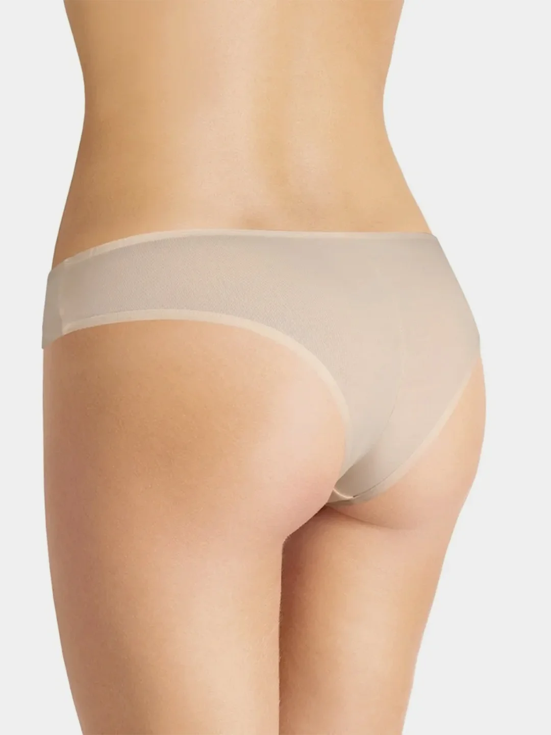 Бежевый трусы женские Clever Wear бикини хлопок нижнее белье клевер на каждый день для девушки