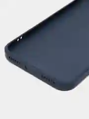 Темно-синий противоударный чехол со стеклянной панелью iPhone 7/8/SE/XR/XS/11/12/13/14/15/Plus/Pro/Max