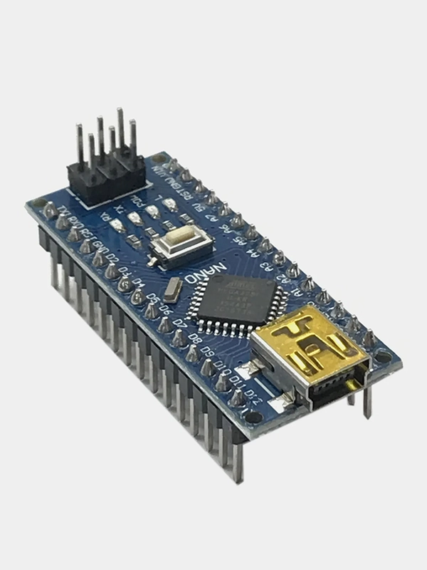 Отладочная плата Arduino Nano V3 AVR Atmega328P-20AU CH340 пины припаяны