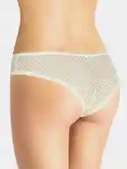 Бежевый трусы женские Clever Wear слипы бикини хлопок нижнее белье клевер на каждый день