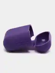 Фиолетовый силиконовый чехол для наушников Airpods 1 и 2