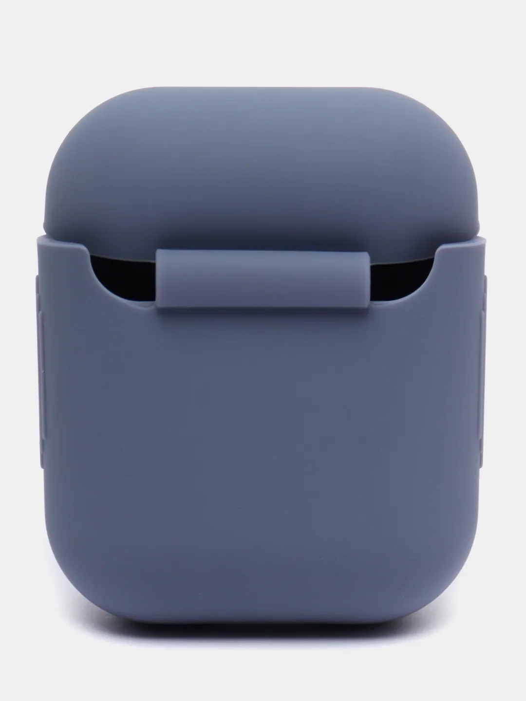 Сиреневый силиконовый чехол для наушников Airpods 1 и 2