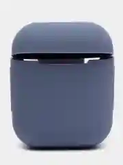 Сиреневый силиконовый чехол для наушников Airpods 1 и 2