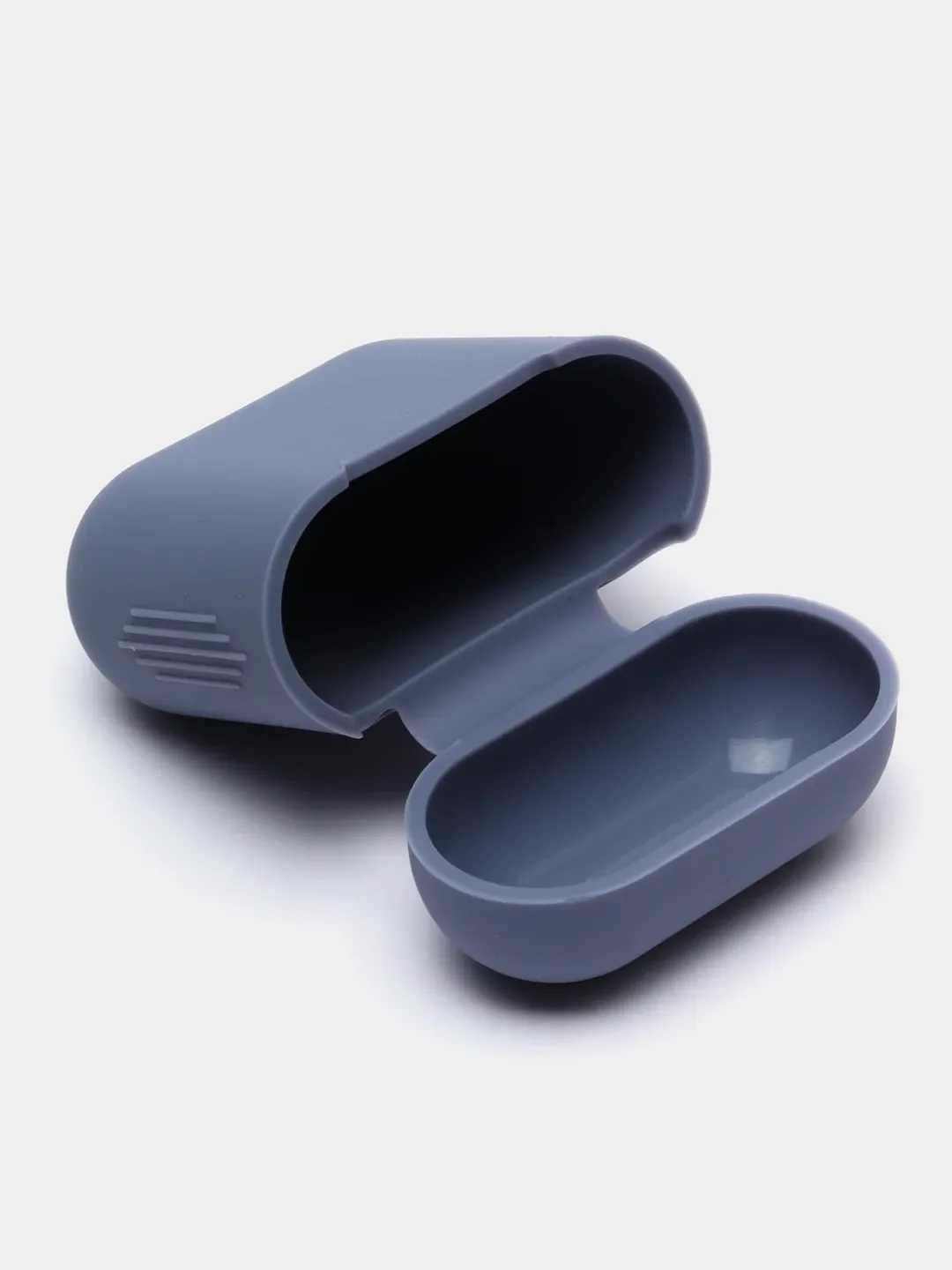 Сиреневый силиконовый чехол для наушников Airpods 1 и 2