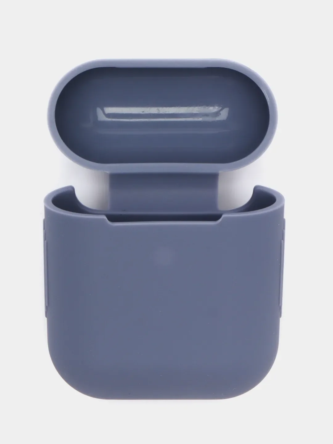 Сиреневый силиконовый чехол для наушников Airpods 1 и 2