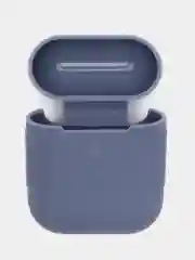 Сиреневый силиконовый чехол для наушников Airpods 1 и 2