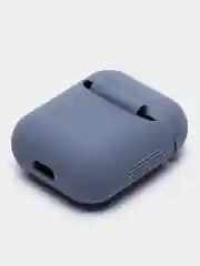 Сиреневый силиконовый чехол для наушников Airpods 1 и 2