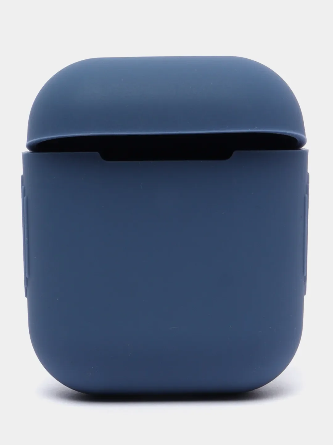 Синий меланж силиконовый чехол для наушников Airpods 1 и 2