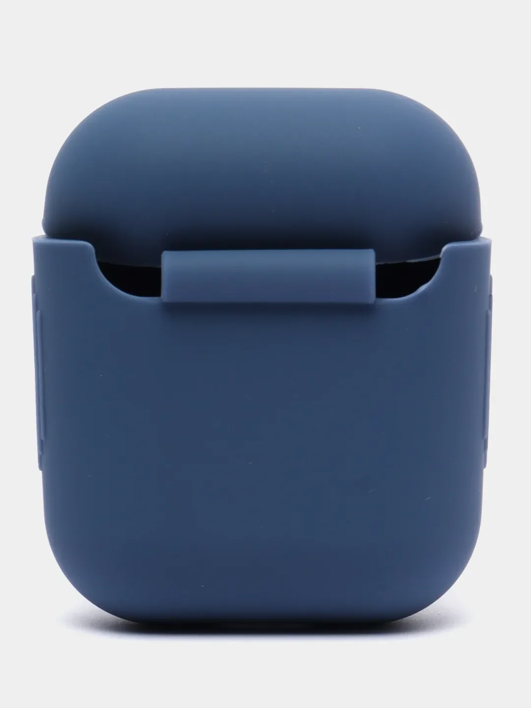 Синий меланж силиконовый чехол для наушников Airpods 1 и 2
