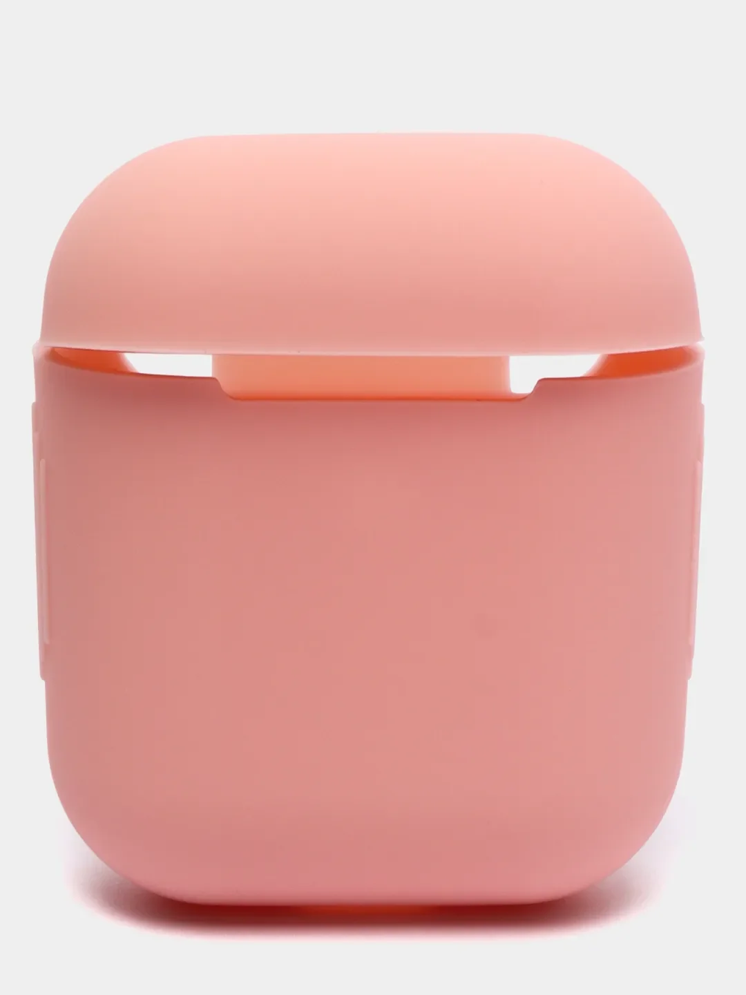 Пудровый силиконовый чехол для наушников Airpods 1 и 2
