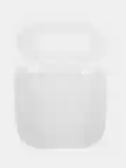 Прозрачный силиконовый чехол для наушников Airpods 1 и 2