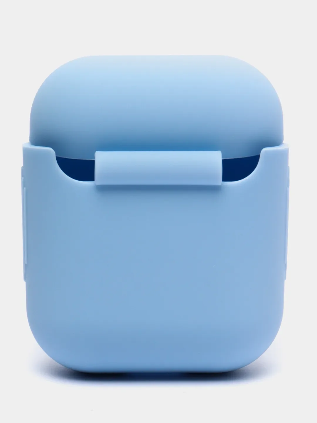 Небесно-голубой силиконовый чехол для наушников Airpods 1 и 2
