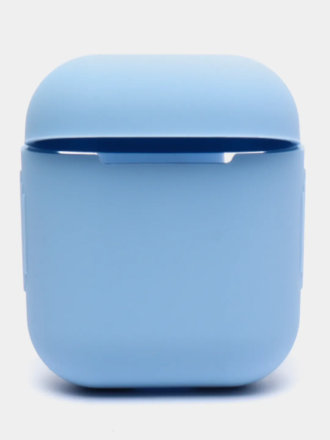 Небесно-голубой силиконовый чехол для наушников Airpods 1 и 2