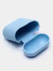 Небесно-голубой силиконовый чехол для наушников Airpods 1 и 2