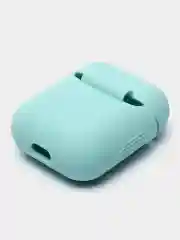 Мятный силиконовый чехол для наушников Airpods 1 и 2