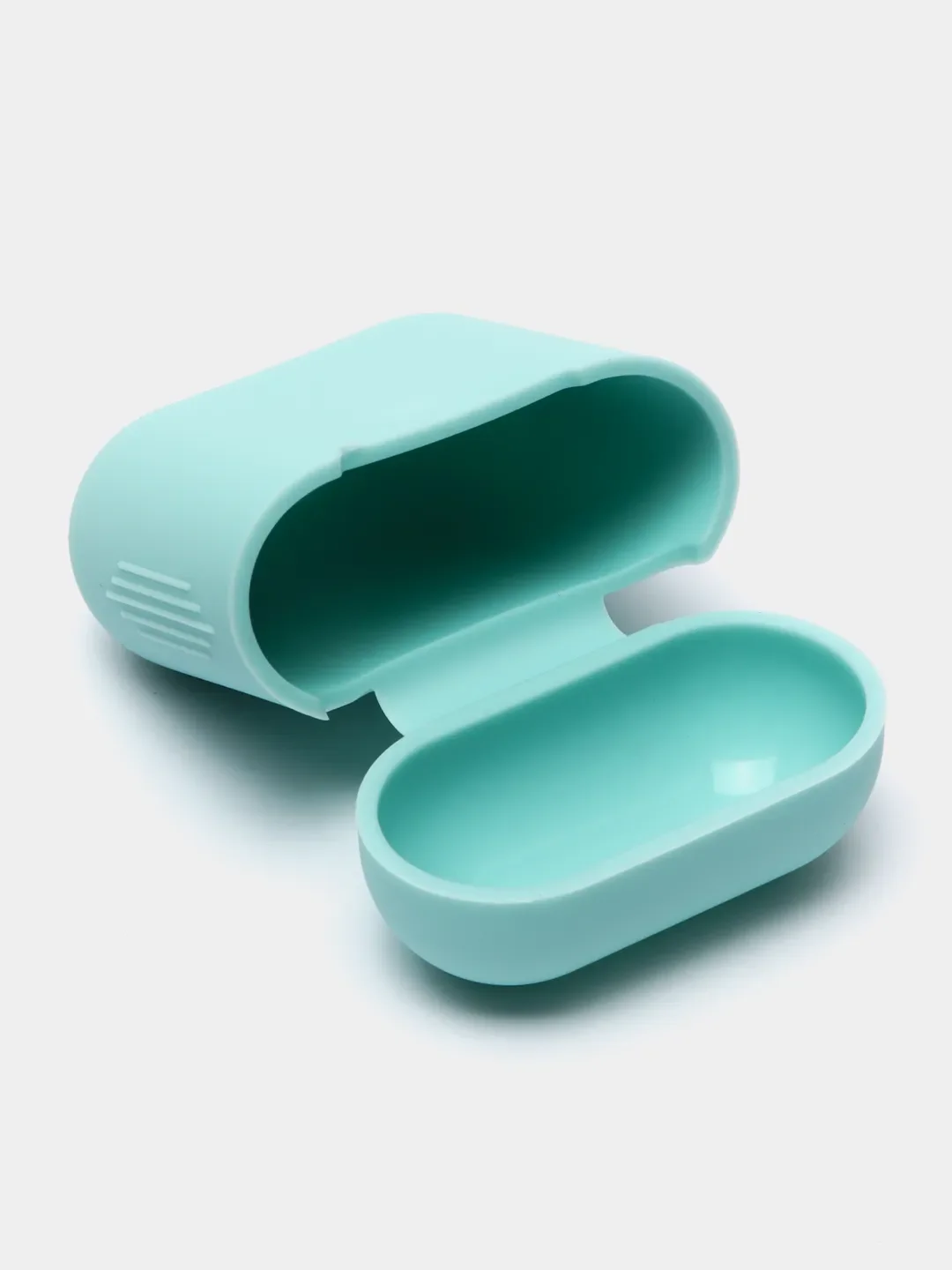 Мятный силиконовый чехол для наушников Airpods 1 и 2
