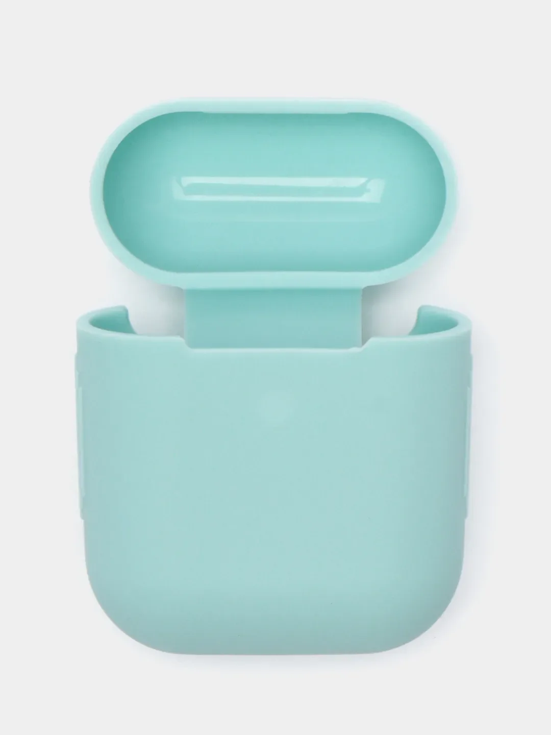 Мятный силиконовый чехол для наушников Airpods 1 и 2