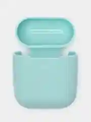 Мятный силиконовый чехол для наушников Airpods 1 и 2