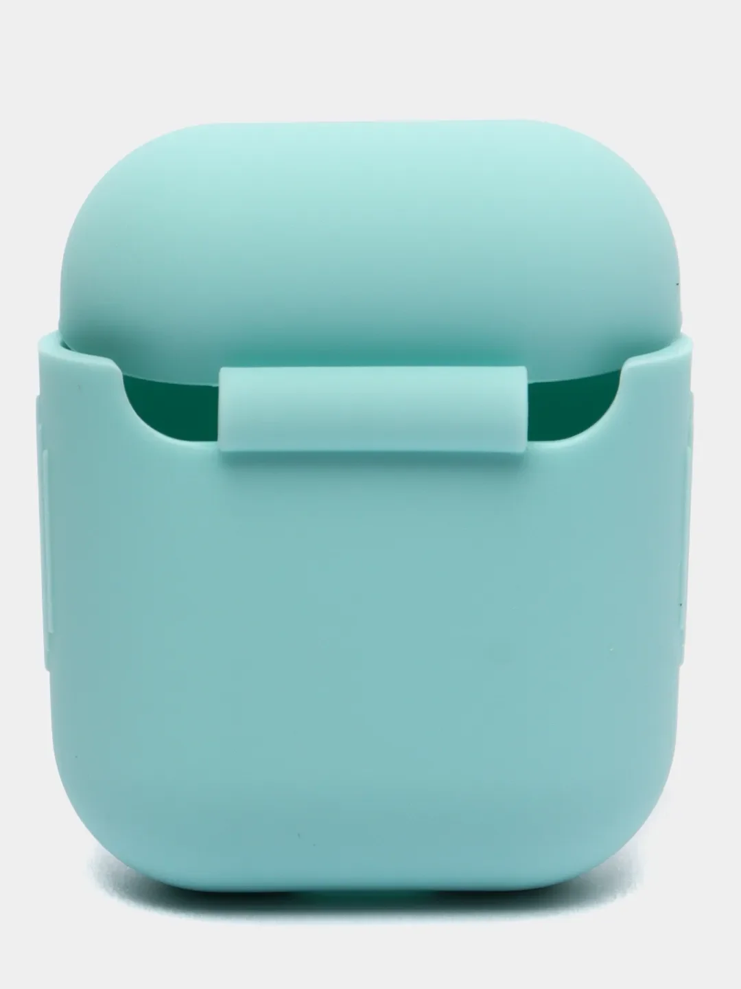 Мятный силиконовый чехол для наушников Airpods 1 и 2